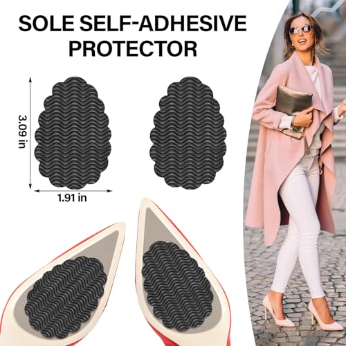 5 pares de almohadillas antideslizantes para suelas de calzado miniatura 2