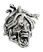 Medusa Paracord Bead Silver