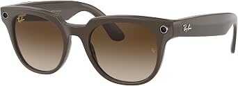Ray-Ban Stories | Meteor Square Smart Glasses with Photo, Video, and Audio