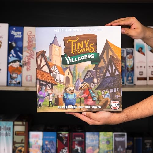 AEG Tiny Towns: Expansión Villagers | Criaturas Talentosas Han Llegado a Visitar | Añade Villanos, Nuevos Edificios y Monumentos | 1-6 Jugadores | Edad mínima: 14+ miniatura 6