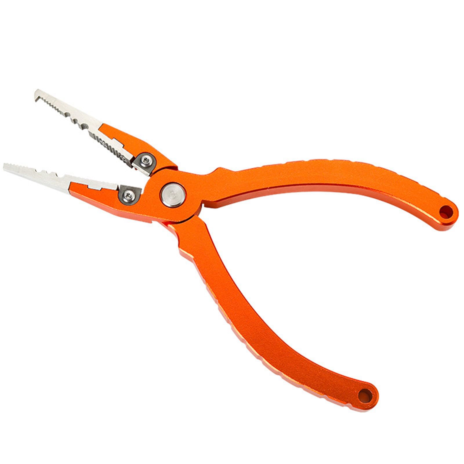 Hdoytxxm A Multifunctional Fishing Tool For Cutting Lines Tying Hook Nd Crimping Weights Sturdy Stainless Steel Construction Utomatic Spring Pliers
