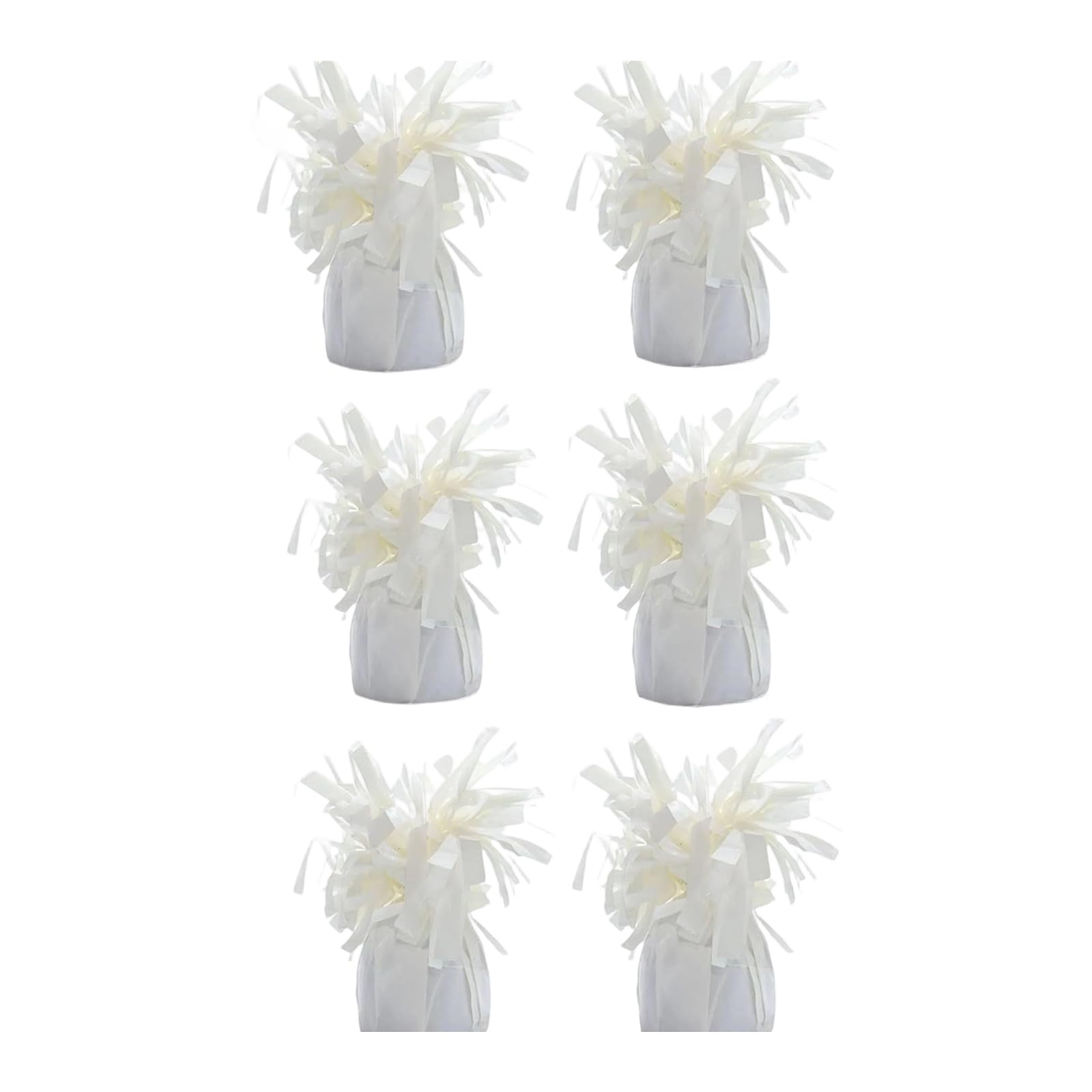 Xjdzineq 6Pcs Balloon Holder PET Foil Holder Weights with Concrete Base for Birthday Wedding Anniversary Decoration Weights