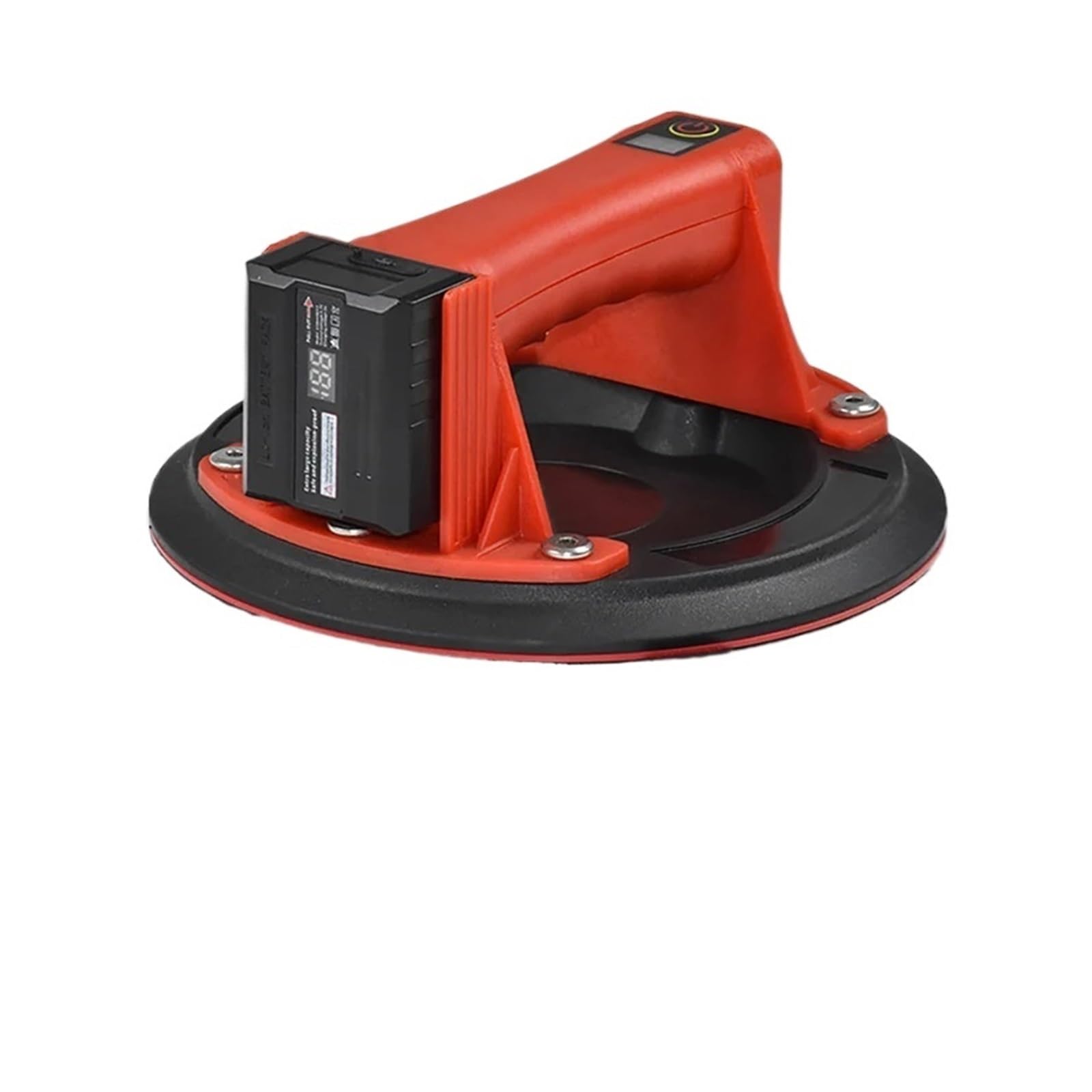 Zxzzas Rosso Vacuum Suction Cup, 8Inch Electric Vacuum Suction Cup For S Tile Strong 200Kg Bearing Capacity 2400Mah Electric Vacuum Suction Cup With Air Pump(Rosso)
