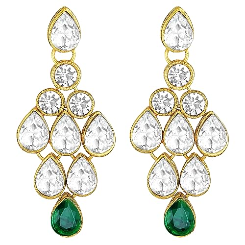 Image of Peora Ethnic Traditional Kundan Bridal Jewellery Set Gift for Women