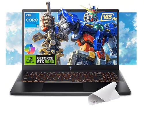 acer Nitro V 15.6” FHD IPS 165Hz Gaming Laptop, Intel...