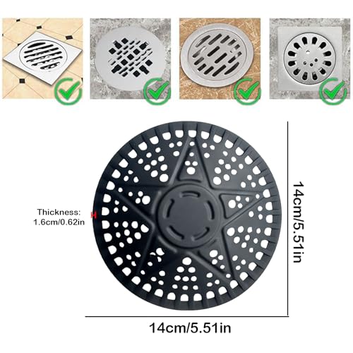 Bouchon de vidange baignoire attrape-cheveux douche buanderie cuisine