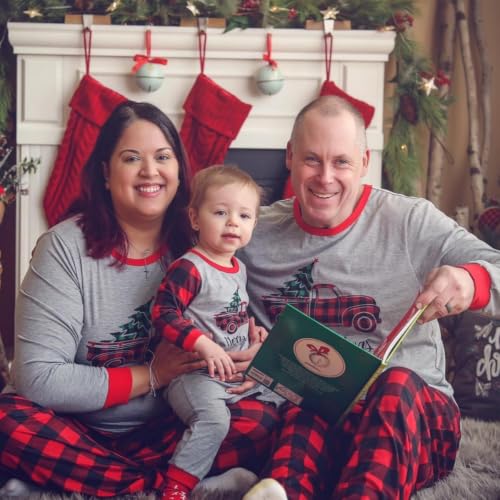 Image of Yaffi Matching Family Pajamas Sets Christmas PJ's Sleepwear for Kids & Adult