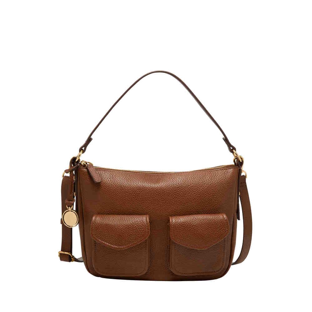 Fossil Jolie Women's Brown Leather Bag, ZB11160200