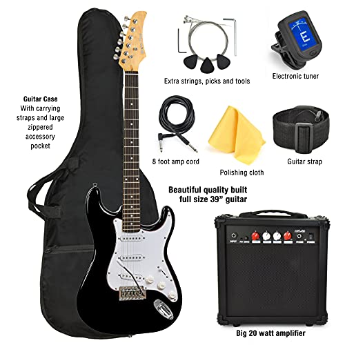 image for Master Play 39 Inch Electric Guitar,For Kids/beginner With Complete St