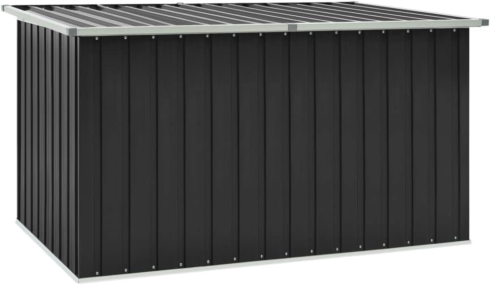 Patio Storage Box,deck box,outdoor storage box,toolbox,patio furniture,Easy to open and close with hinged lid, Anthracite 67.3"x39"x36.6"