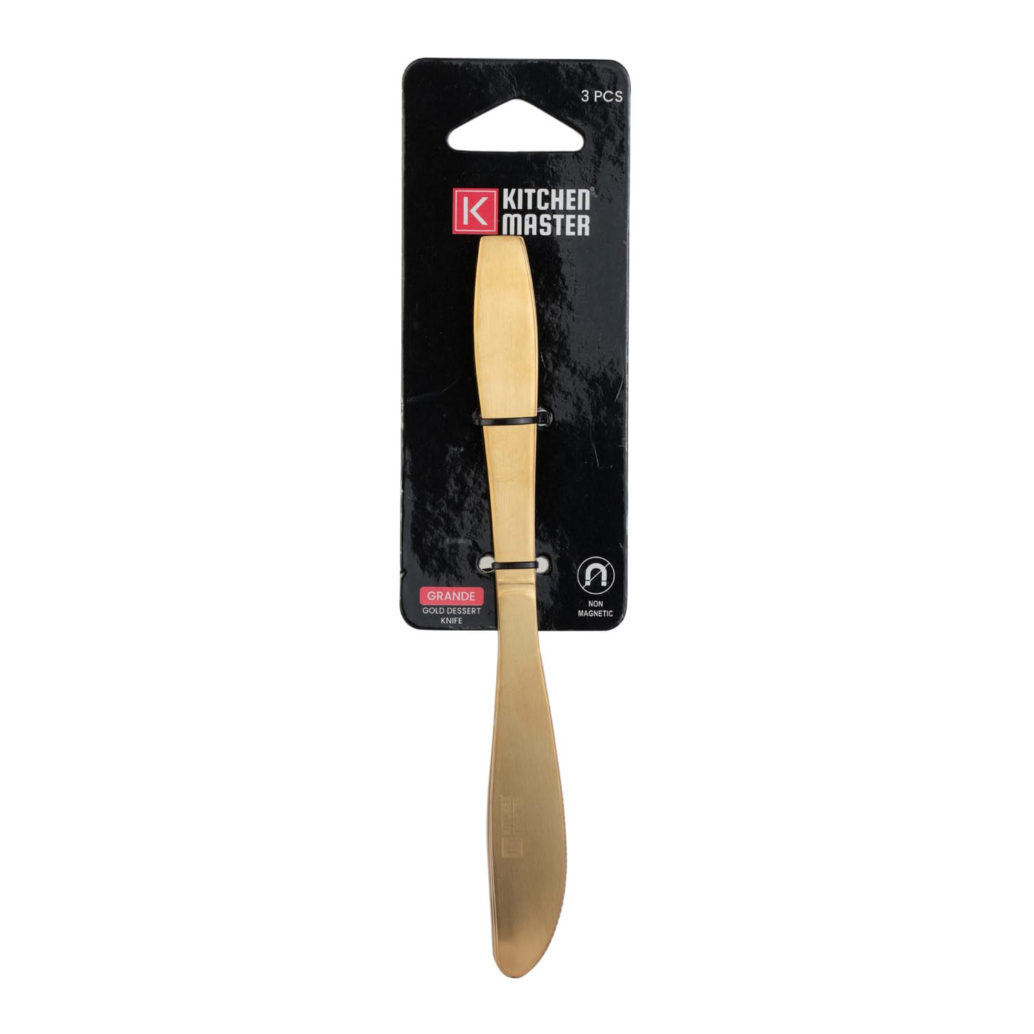 Kitchen masterGOLD DESSERT KNIFE 3PC PACK - GRANDE