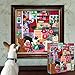 eeBoo Piece & Love: Pets in The Kitchen - 1000 Piece Puzzle - Adult Square Jigsaw, 23x23, Includes Image Reference Insert, Glossy Pieces
