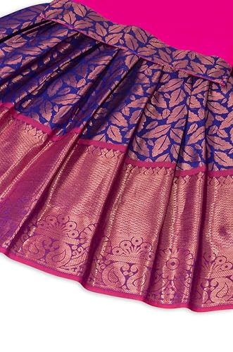 Image of Chandrakala Lehanga Pattu Pavadai For Girls Kids South Indian Dress, (KL115-P)
