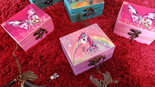 Jb&C Premium Unicorn Trinket Box Small Jewelry Keepsake Box | Earrings Necklace Storage Box For Girls Women | Gift Idea Valentine's Day, Birthday Christmas, Weddings, Animals Ornaments For Home Décor #TOP4