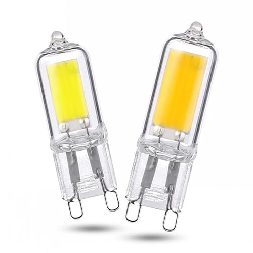 1 Uds. Bombilla LED G9 7W 9W 12W 15W 220V Lámparas De Vidrio,Blanco Frio,G9 220V 15W