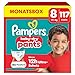 Pampers Baby-Dry Pants Größe 8, 117 Stück, 17kg+, 360° auslaufsichere Passform für Tag und Nacht