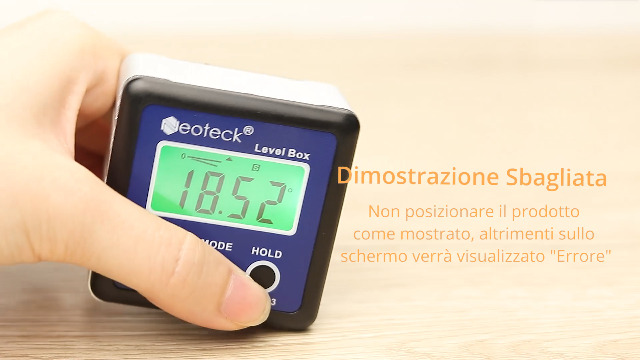Neoteck Bevel Box Livello Digitale - Goniometro Inclinometro Con Magnet - Foto 6