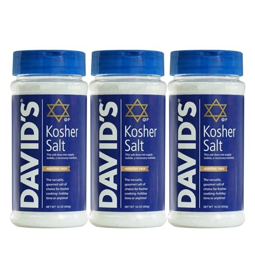 David's Kosher Salt Canister 16.0 Oz(Pack of 3)3