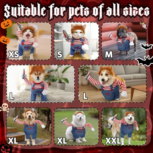 Disfraz Chucky para Perro T2Y X-Large miniatura 3