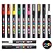Produktbild Uni Posca PC-3M Paint Pen Art Marker Pen - Professional 12 Pen Set - Extra Black + White