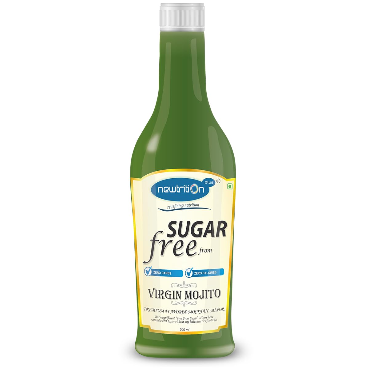 newtrition plus redefining nutrition - Virgin Mojito Sugar Free Mixer Syrup, Zero Calorie, Zero Carbs, Vegan, Gluten Free, Pack Of 1, Liquid