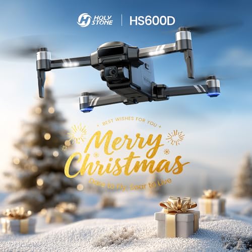 Holy Stone HS600D Drone with Camera for Adults 4K/30fps Video, 48MP/8K Photo, 3-Axis Gimbal with EIS, Level-6 Wind Resistance, 80-Min Flight Time, 6KM Long-Range Transmission, Smart Track, QuickShots - Image 3