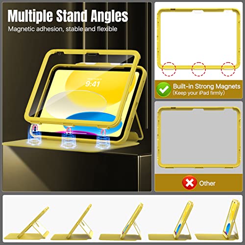 MoKo for iPad 11-inch (A16) 11th Generation Case 2025/ iPad 10th Generation Case with Pencil Holder 2022 10.9 inch - Image 3