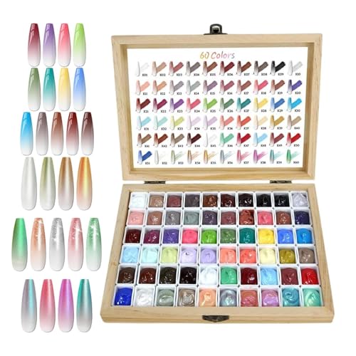 Vcimostclp Nail Patting Gel,60-Color Professional Long Lasting | Nail Design