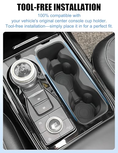 Inserciones portavasos para Ford Explorer 2020-2024 de silicona miniatura 5