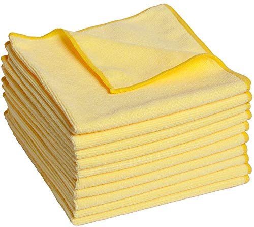 Microvezeldoek voor het reinigen van huis of auto, 10 reinigingsdoekjes, 40 cm x 40 cm, zeer zacht.