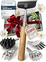 HELDSON® Rückenkratzer Holz [Inklusive 5 Kratzaufsätze] - Vatertagsgeschenk - Männer Geschenke - Geschenkset - Vatertag - Kratzhand - Rücken Massage - Geschenk für Papa - Geschenkideen