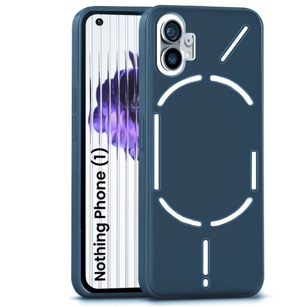 WOW IMAGINE For Nothing Phone 1 5G Ultra Slim Soft Rubberised Back Cover | Inner Velvet Fabric Lining | Matte Silicone Flexible Camera Protection Back Case - Blue (B0B88MZRWH) Amazon Price History, Amazon Price Tracker