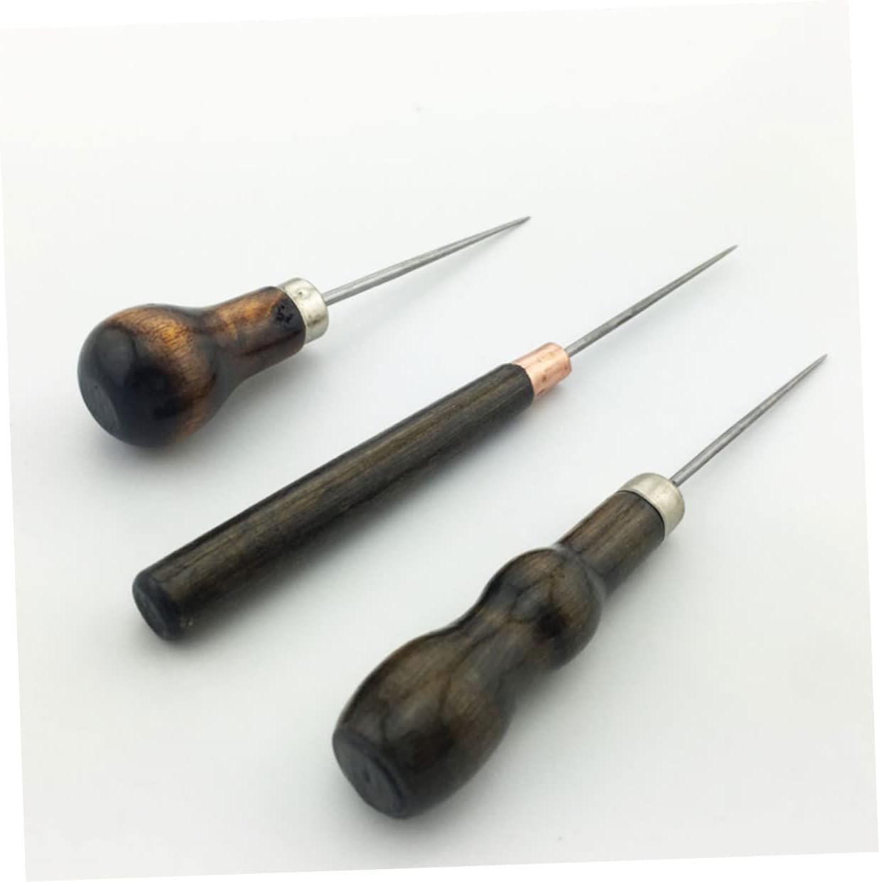 Artibetter 6pcs Leatherworking Tool Perforating Leather Awls Sewing Craft Tool Kits for DIY Hand Stitching Home Store Repairing for Craft Lovers