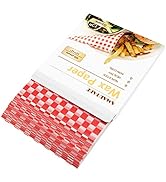 SMARTAKE 12 x 12 Inches Wax Paper, 500 Pcs Non-Stick Hamburger Patty Paper, Square Sandwich Separ...