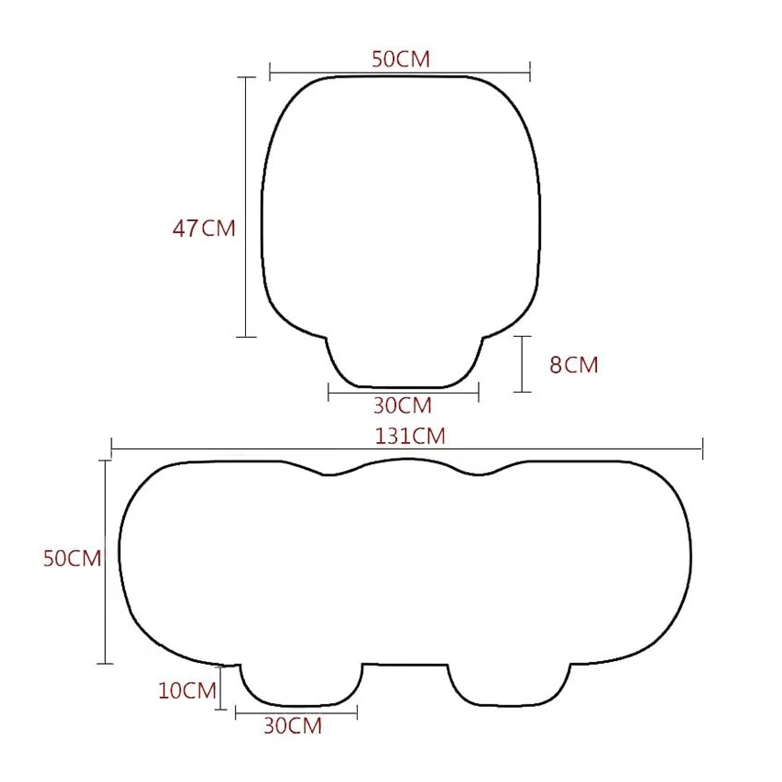 Funda Felpa para Asiento Coche, Cojín Protector Silla Antideslizante Universal para La Mayoría Los Modelos, Invierno Juego Fundas Asientos