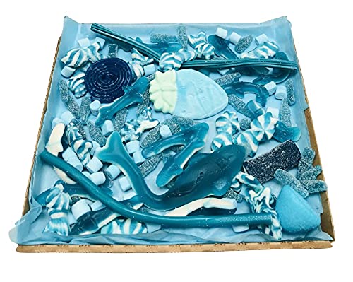 Easter Blue Pick N Mix Sweets Box gift Hamper Retro Present 300g