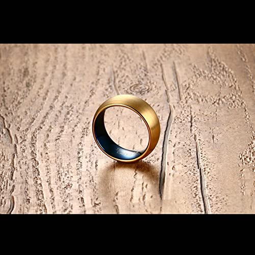 Bague tungstène 8mm KnSam anneau bicolore idéal pour sublimer vos tenues de soirée - 4