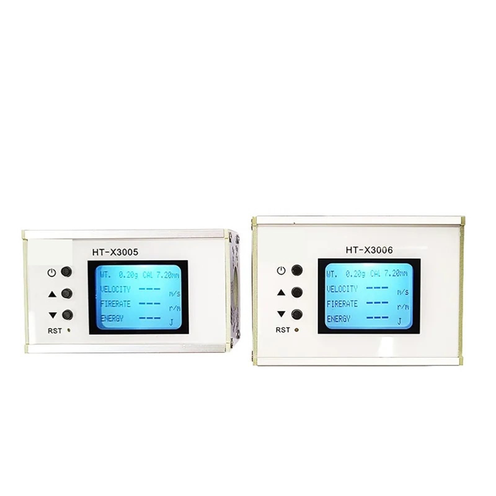 HT-X3005/X3006 Medidor de velocidad de disparo, medición de energía de la velocidad de la bola, cronógrafo, probador de balas con pantalla LCD retroiluminada(X3006(no WiFi))