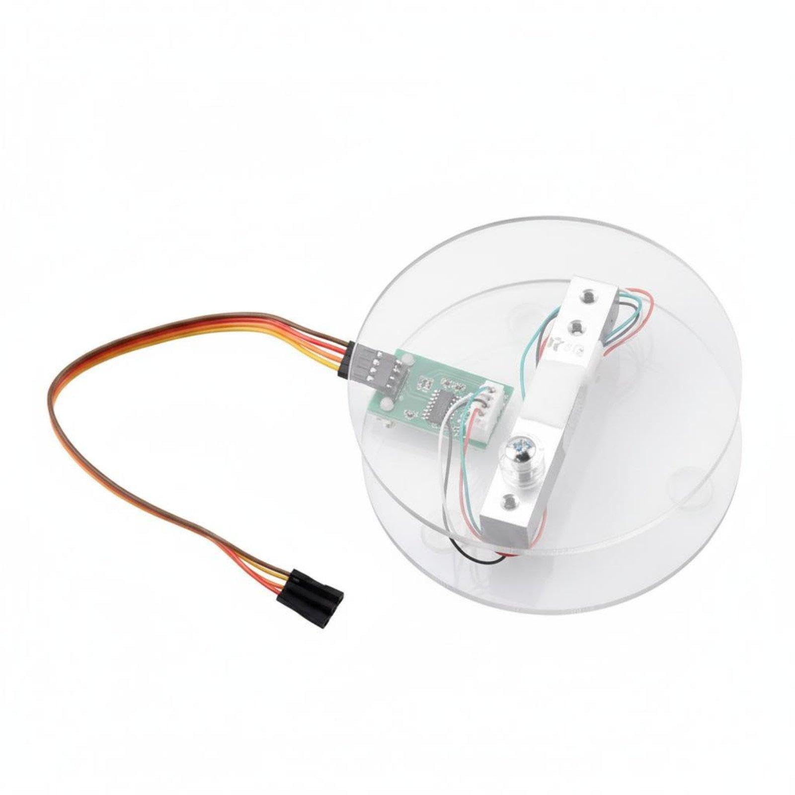 HX711 Weighing Kit 24-Bit AD Converter DIY Electronic Scale Kit High Precision Load Module for Hobbyists, Students, Workshop, Lab 5KG Round Frame-1|Business & Industrial| Electrical & Tes-image-44