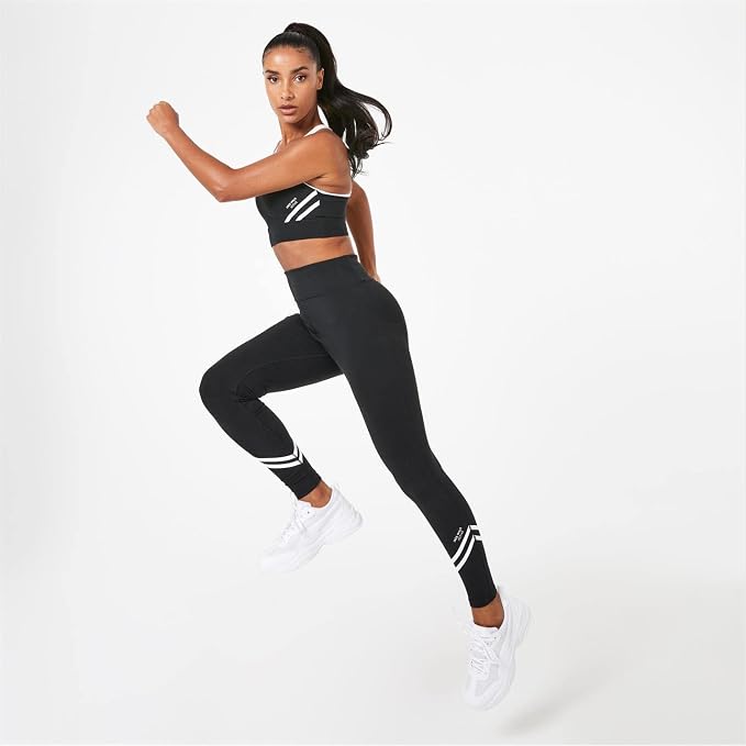 Jack Wills Womens Active Stripe High Waisted Leggings : Amazon.co.uk:  Fashion