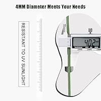 Vista 2 de WEREWOLVES Cuerda de paracaídas de 650 libras, cuerda de paracaídas de 9 hebras, 100 pies, carretes de cuerda de paracaídas de 200 pies, cuerda