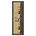 Machine Washable Chef Design Non-Slip Rubberback 2x5 Kitchen Runner Rug for Kitchen, Hallway, Bar, 20