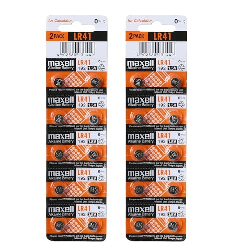 20 Pack Maxell LR41 AG3 192 button cell battery 