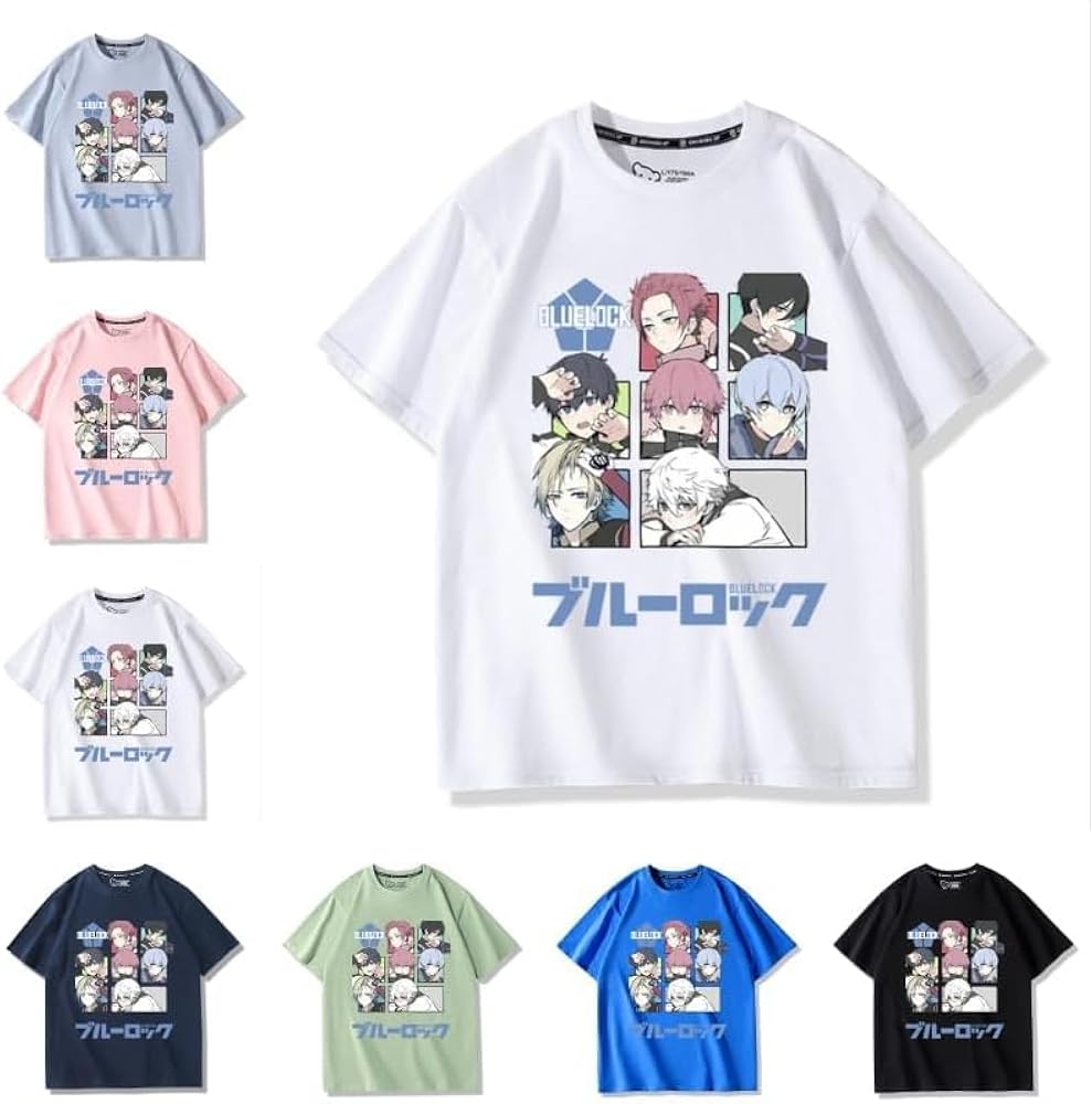 ブルーロック　Tシャツ世界で5着だけ Amazon.co.jp: [Zipucos] ブルーロック Tシャツ 半袖 潔世一 蜂