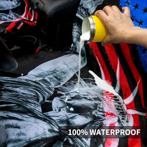 Image of Universal Automotive Waterproof Seat Cover for Cars - Machine Washable Car Seats Protector Fit for Vechicles Honda Tesla Ford Toyota - Sweatproof Auto Seats Cushion Great for Beach Swimming Surfing