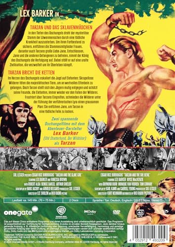 Tarzan und das Sklavenmädchen DVD bricht die Ketten pack alemán de aventuras 3