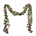 Produktbild Whiie891203 Künstliche Rosenranken-Girlande, künstliche Blumen, Grünpflanzen, Dekoration für Büro, Bühne, Party, Wohnzimmer, Schreibtisch, Hochzeit, Festival, Fotografie, Requisite, DIY Decor - Pink