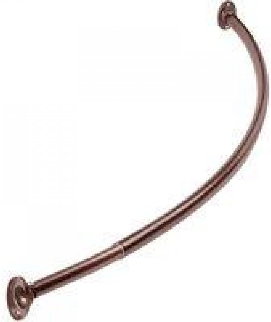 Amazon.com: 52-72IN CURVED CURTIN ROD VB Copper : Home & Kitchen
