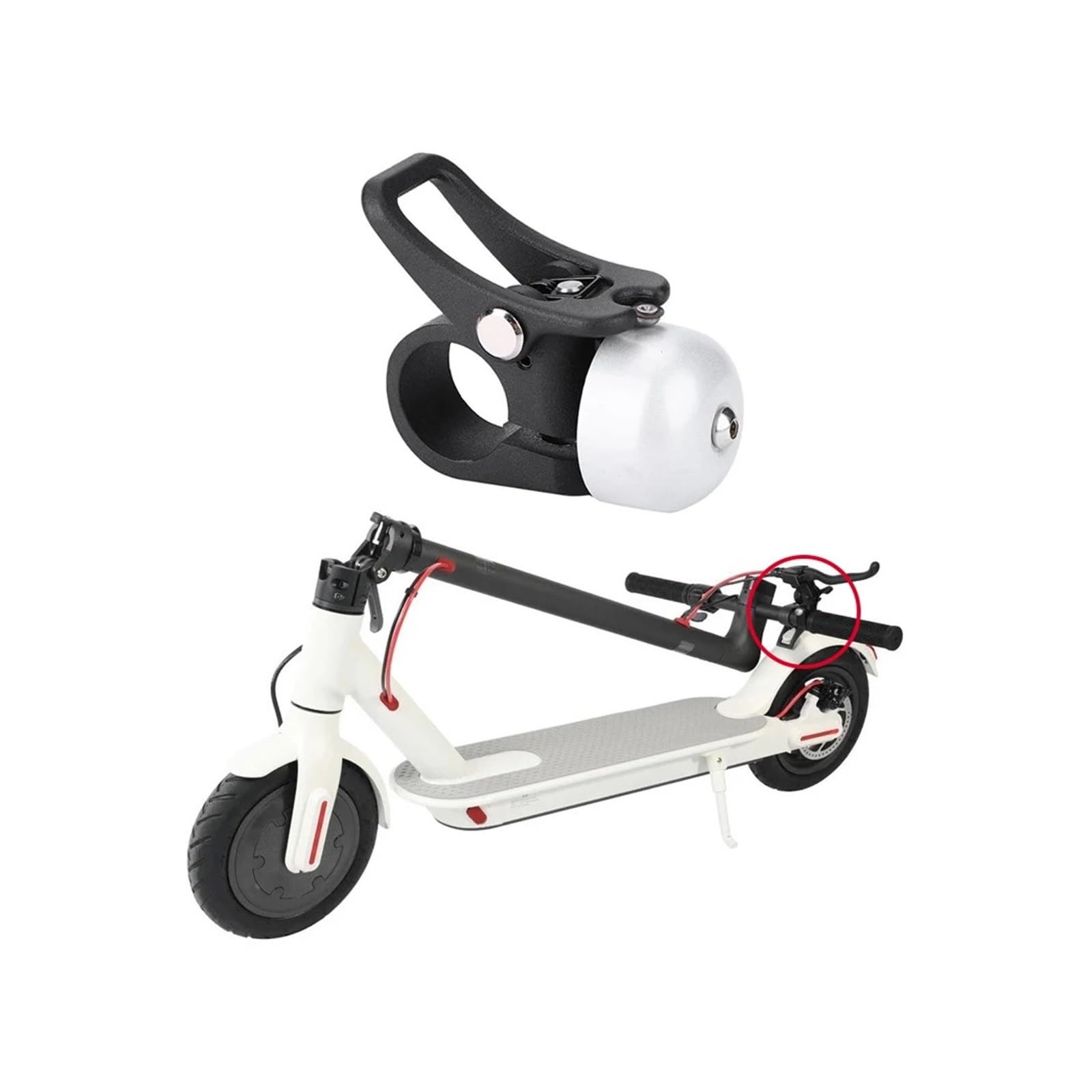 10 timbres de advertencia for patinete eléctrico Xiaomi, Mijia M365 1s Pro, universales, seguridad, for ciclismo timbre de advertencia para scooter(10pc)