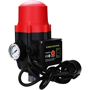 Wolketon Druckschalter Pumpensteuerung Druckwachter Baranzeige Tiefbrunnen Pumpen Mit Kabel Gartenbewasserung 10 Bar Amazon De Garten